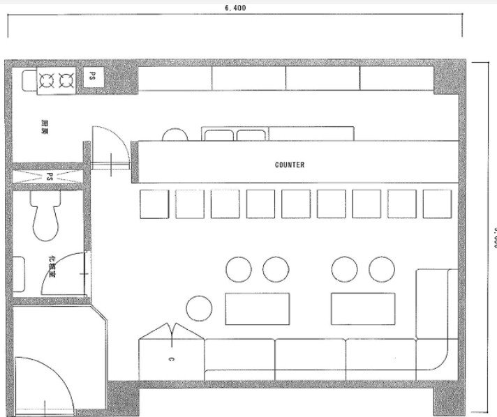 神戸市中央区加納町の店舗・居抜き店舗・バー・スナック