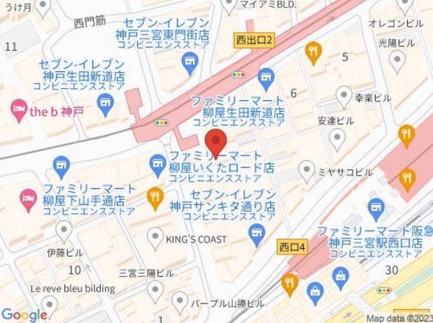 神戸市中央区北長狭通の店舗・居抜き店舗・物販・重飲食2
