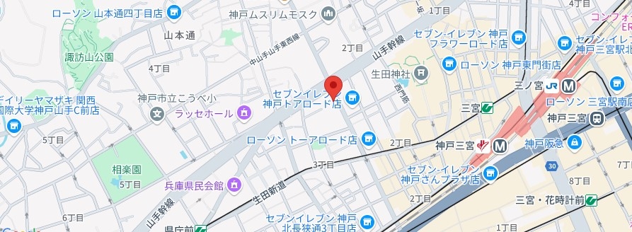 神戸市中央区中山手通の店舗・美容1