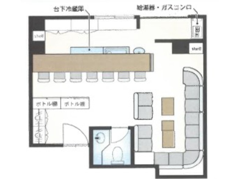 神戸市中央区加納町の店舗・居抜き店舗・バー・スナック