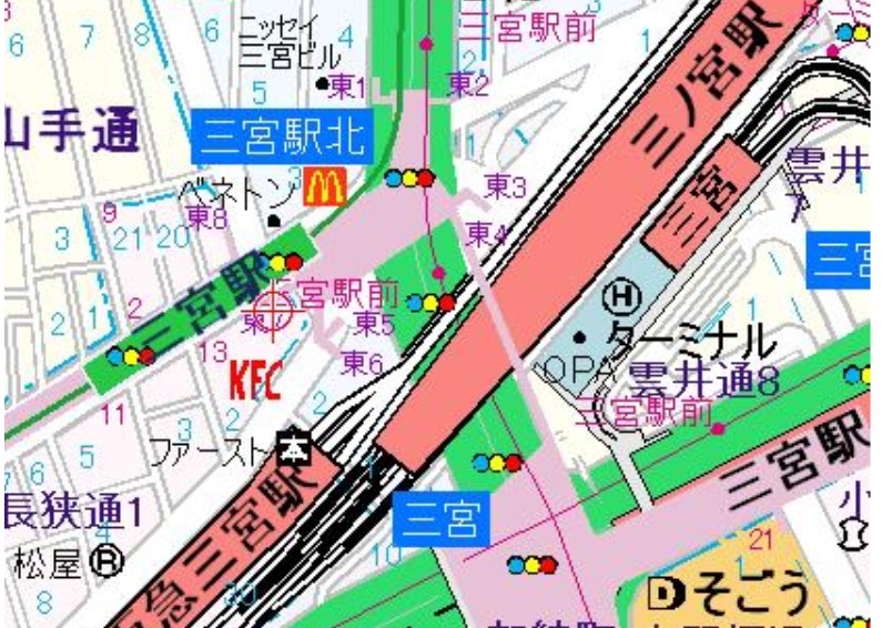 神戸市中央区北長狭通の店舗・美容・物販・バー・軽飲食・スナック・重飲食2