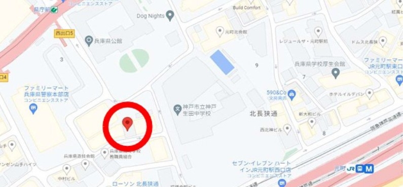神戸市中央区下山手通の店舗1