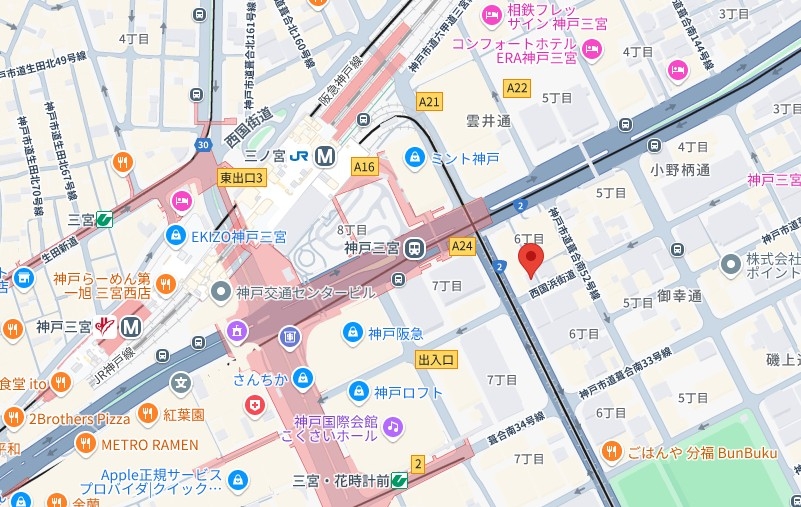神戸市中央区小野柄通の店舗1
