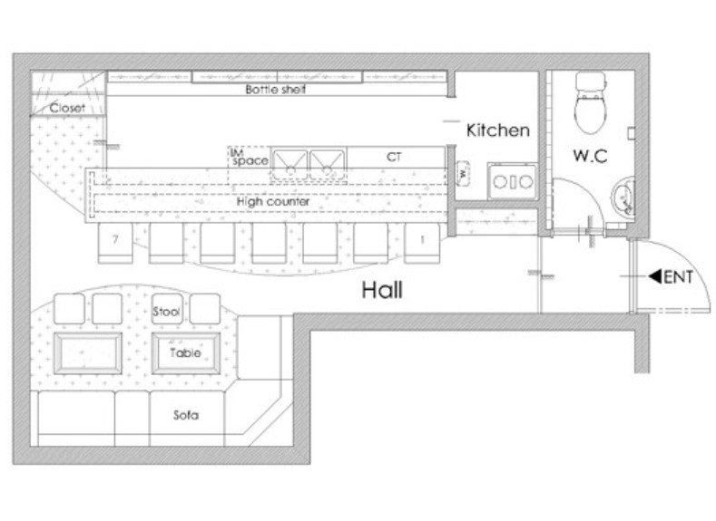 神戸市中央区下山手通の店舗・リース店舗・バー・スナック・ラウンジ