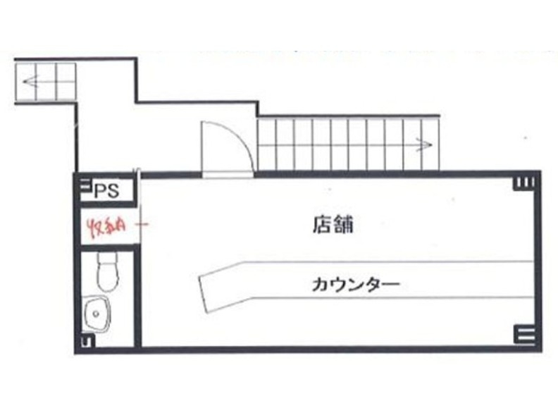 神戸市中央区中山手通の店舗・居抜き店舗・バー・軽飲食・スナック・重飲食