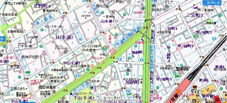 神戸市中央区中山手通の店舗・軽飲食1