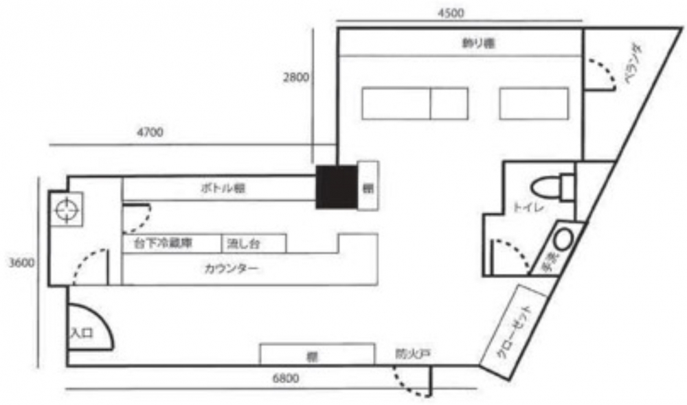 神戸市中央区下山手通の店舗・居抜き店舗・バー・スナック