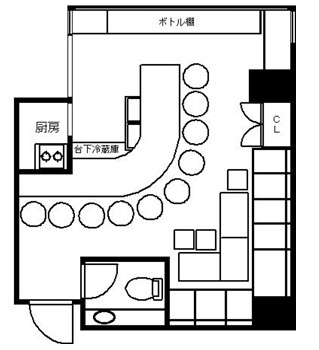 神戸市中央区中山手通の店舗・居抜き店舗・バー・スナック