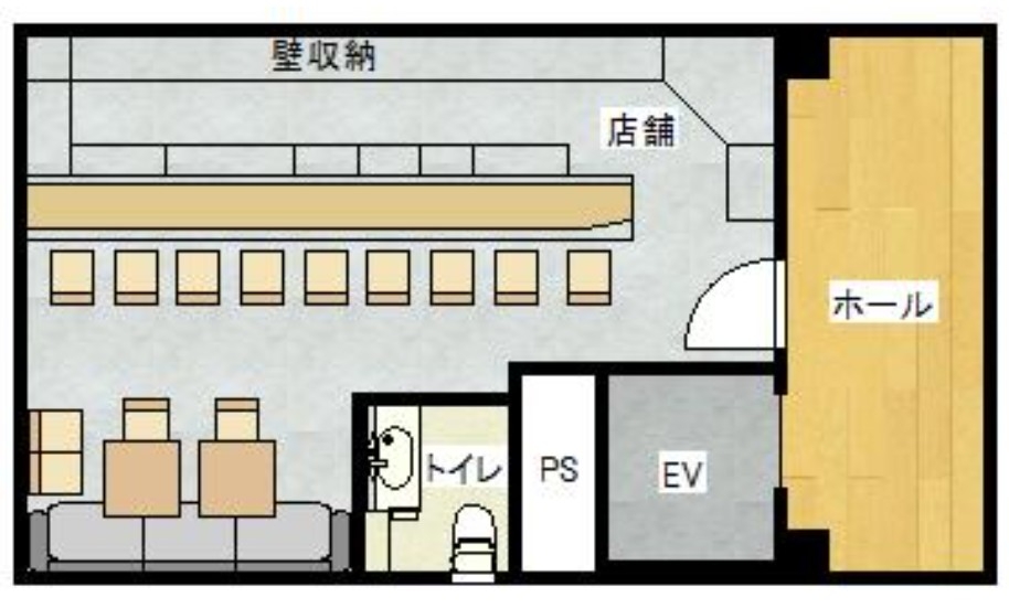 神戸市中央区中山手通の店舗・居抜き店舗・バー・スナック・ラウンジ