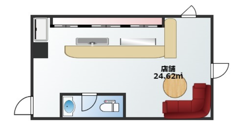 神戸市中央区加納町の店舗・居抜き店舗・バー・スナック